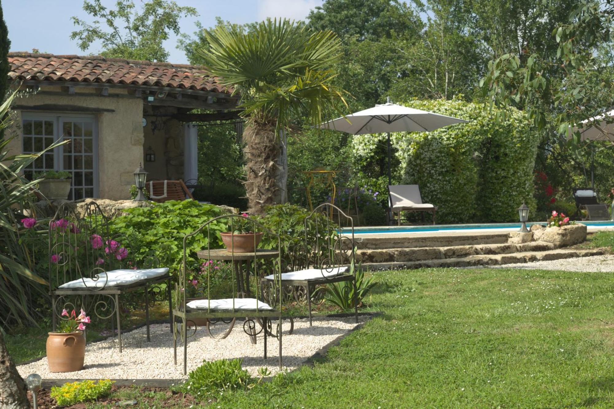 Au Bel Air Bed & Breakfast Clermont-Pouyguilles Bagian luar foto