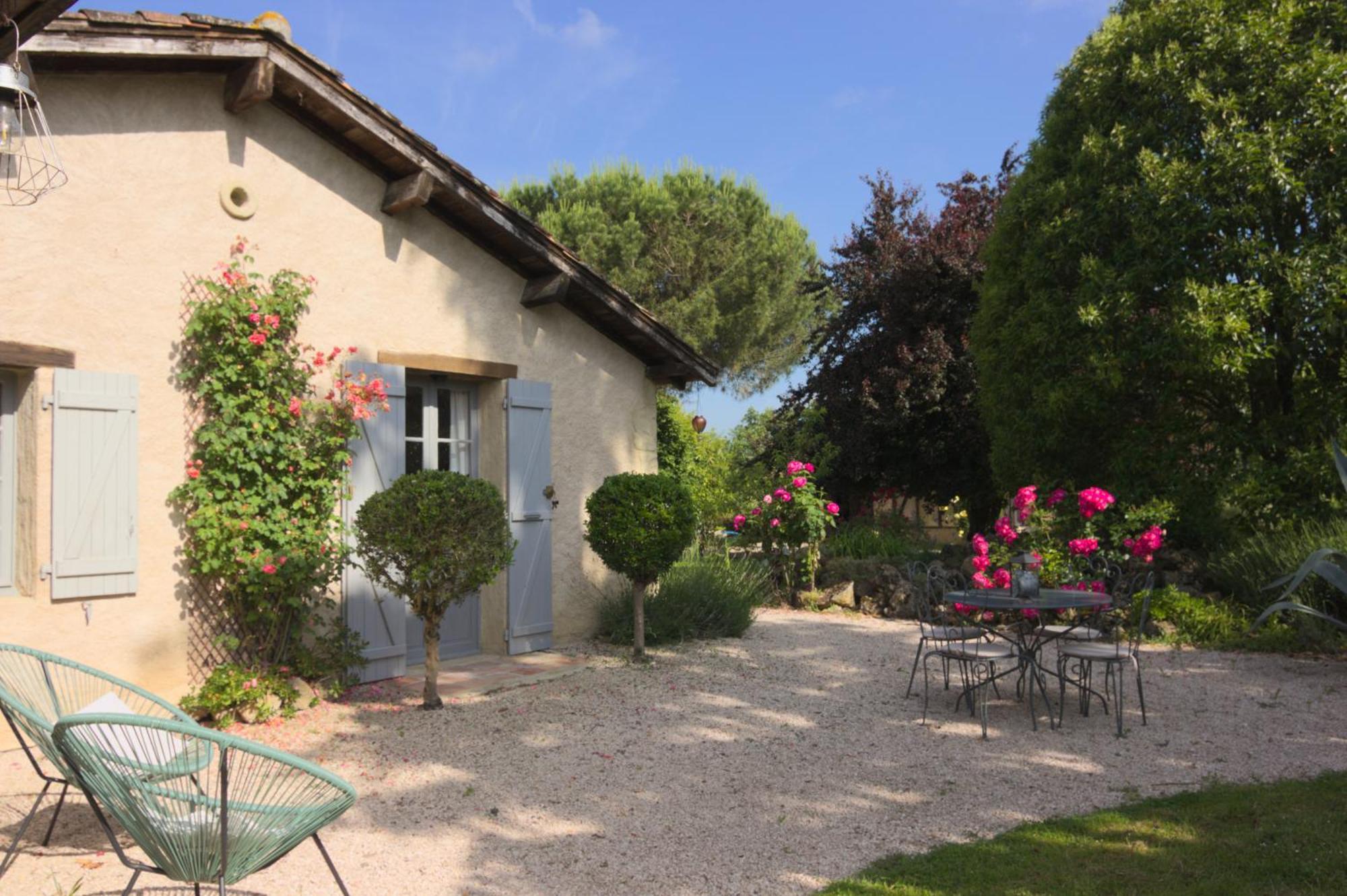 Au Bel Air Bed & Breakfast Clermont-Pouyguilles Bagian luar foto
